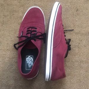 Maroon Vans Shoes